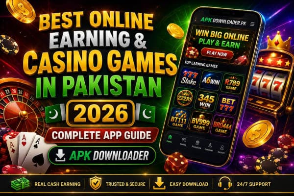 Best Online Earning and Casino Games in Pakistan 2026: Complete App Guide