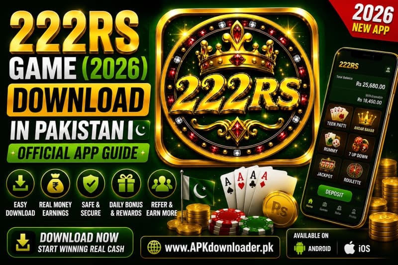 222RS Game (2026) Download in Pakistan – Official App Guide