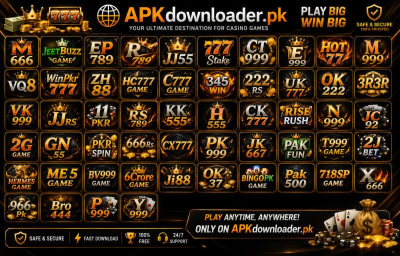 Explore the Best Android Casino Games on APKdownloader.pk 2026