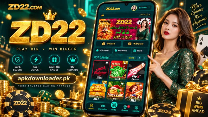 ZD22 Game APK Download (2026): Real Earning App in Pakistan